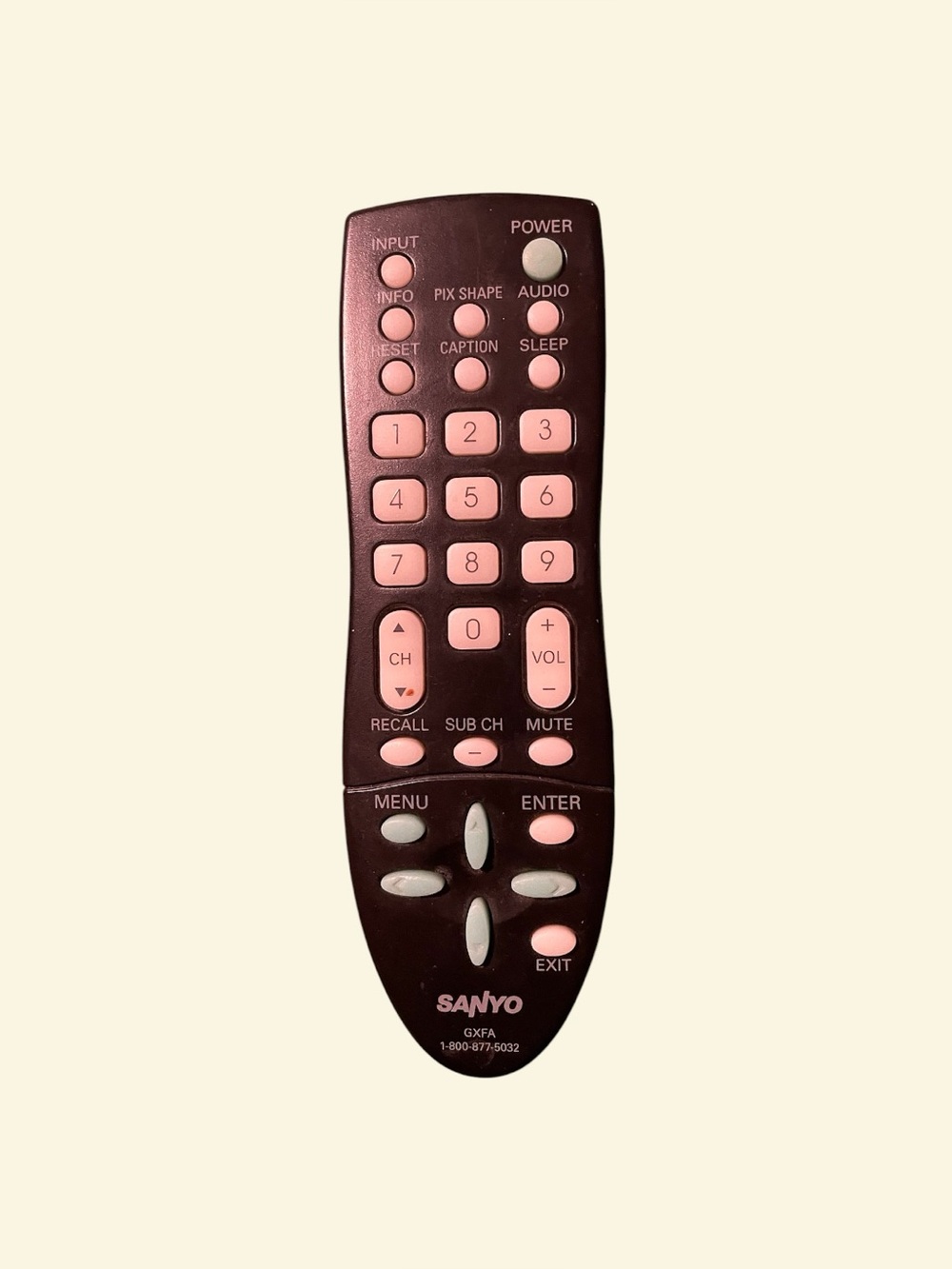 Sanyo TV Remote GXFA